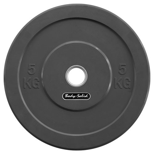 Musculation Bodysolid Bumper Disques Noir